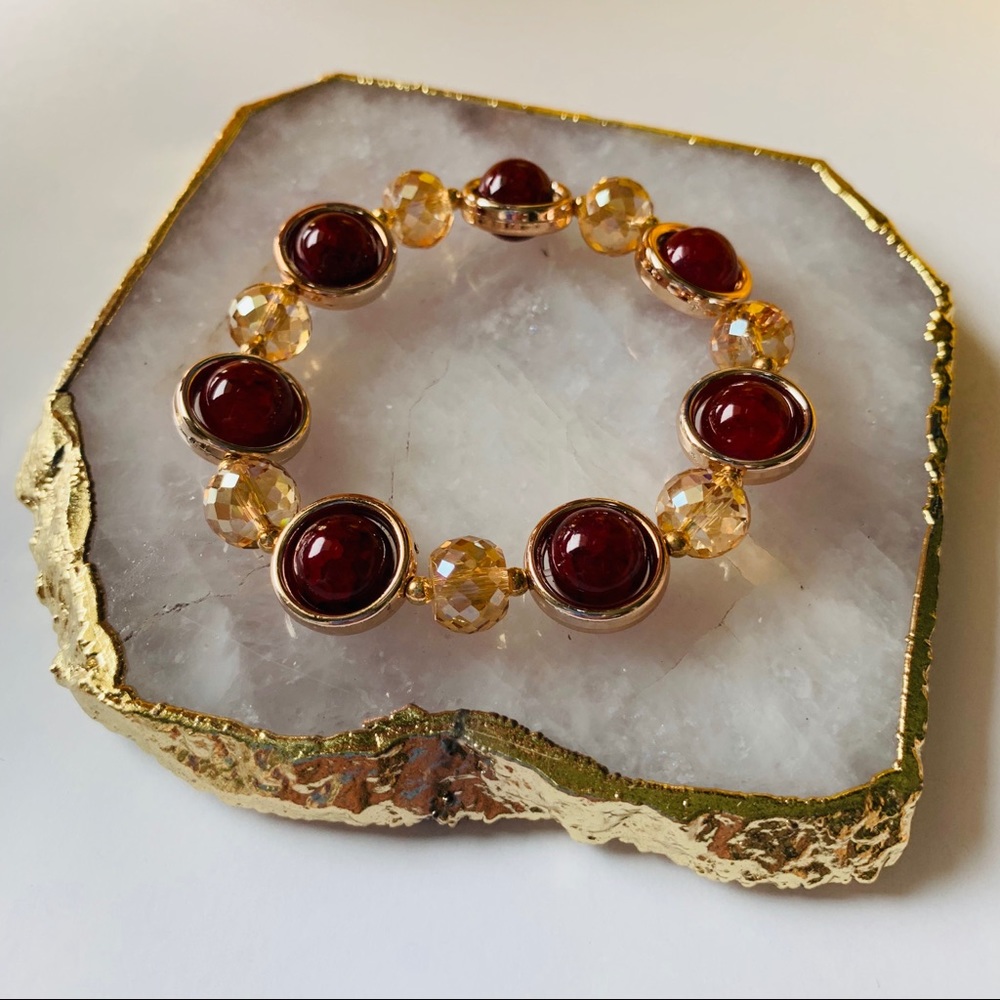Murano & Swarovski Beads Bracelet